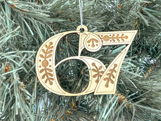 67 Christmas Ornament
