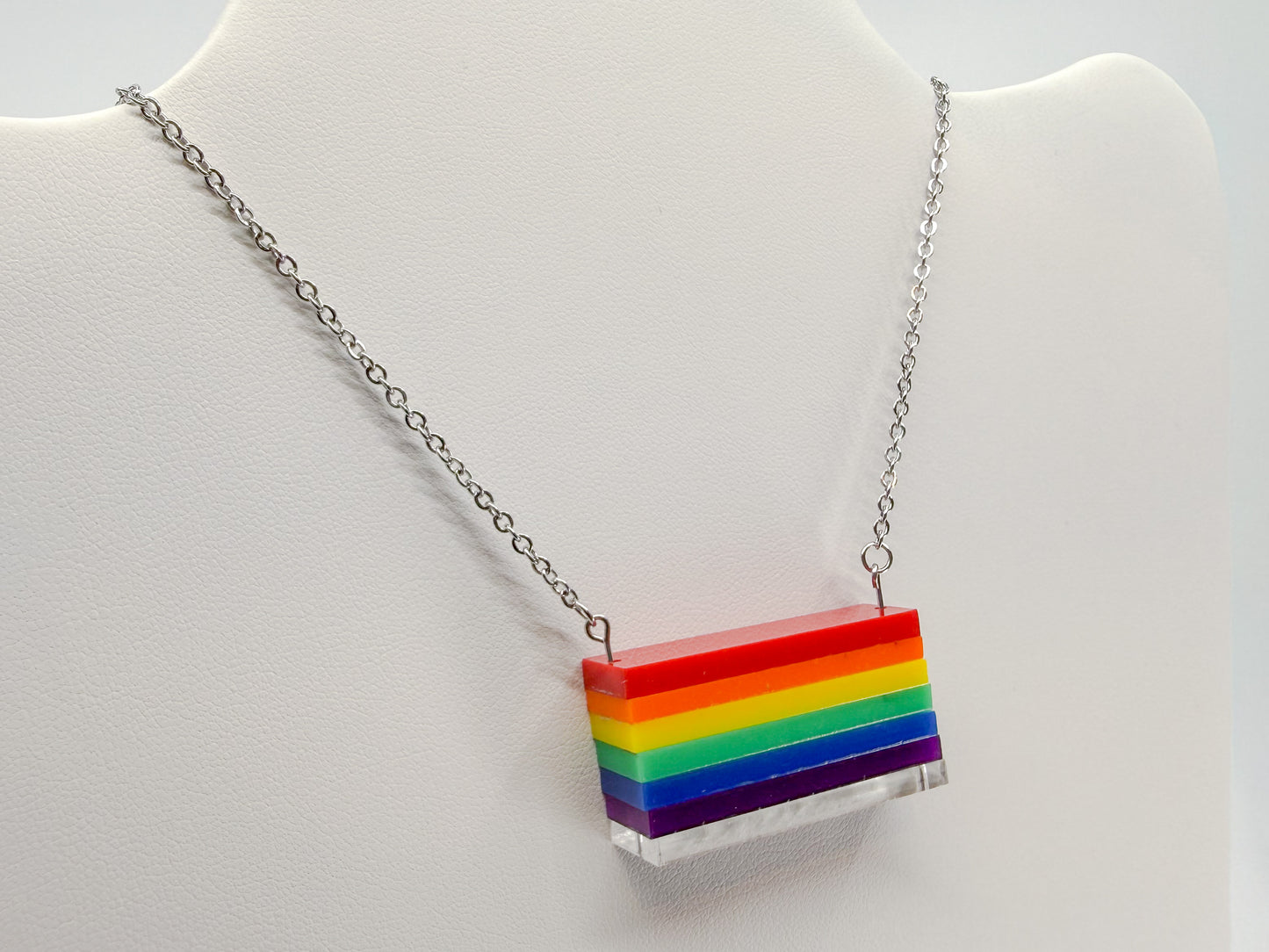 Gay/queer pride necklace