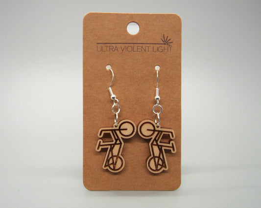 Midtail bicycle earrings
